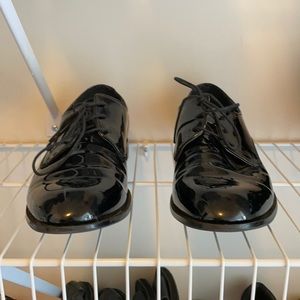 Black Patent Leather H&M Dress Shoes, M 8.5